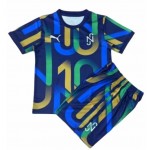 Brasilien Fodboldtrøjer Neymar Jr x Puma Børn 2021/22 Kort ærmer Brasilien Fodboldtrøjer Neymar Jr x Puma Børn 2021/22 Kort ærmer